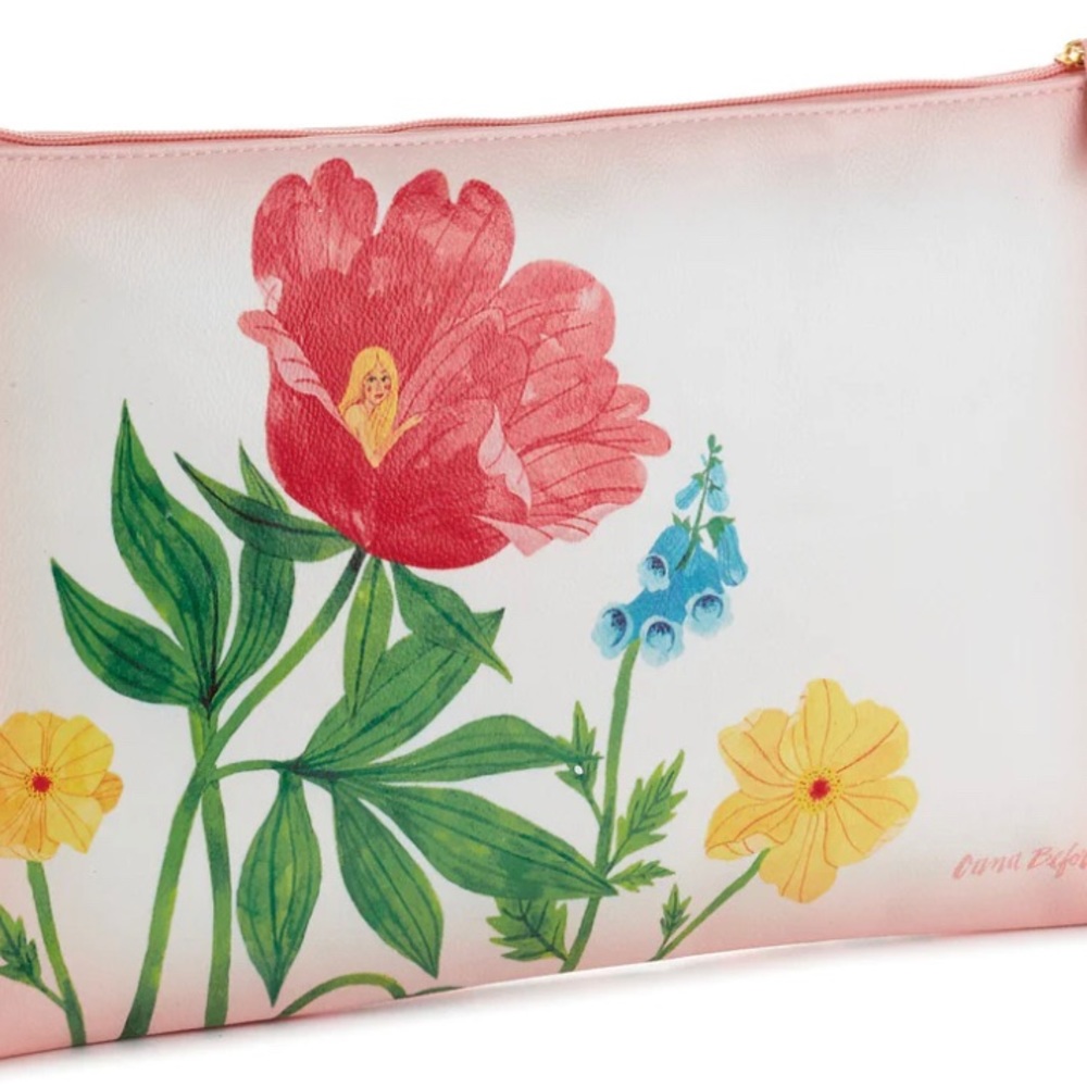 Hallmark Oana Befort Floral Large Zip Pouch